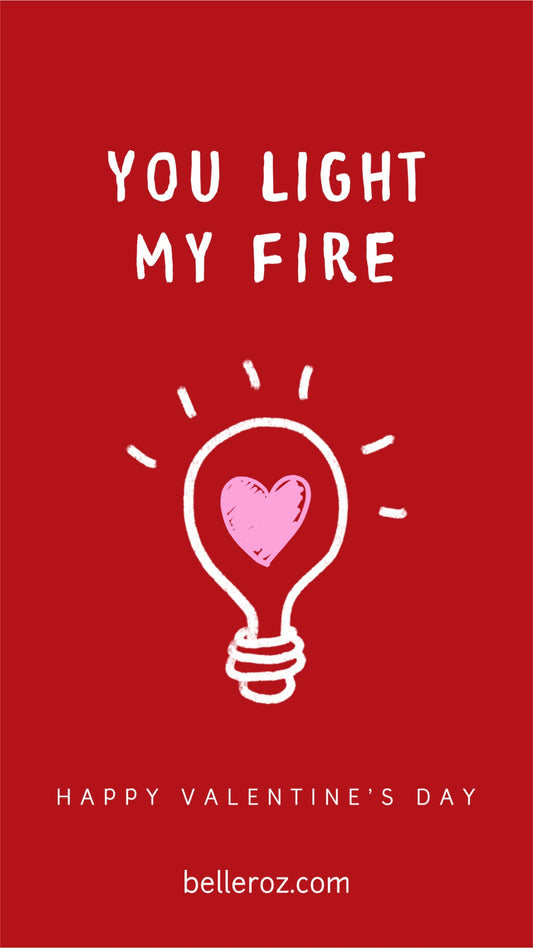 You Light My Fire Valentine E-Gift Card