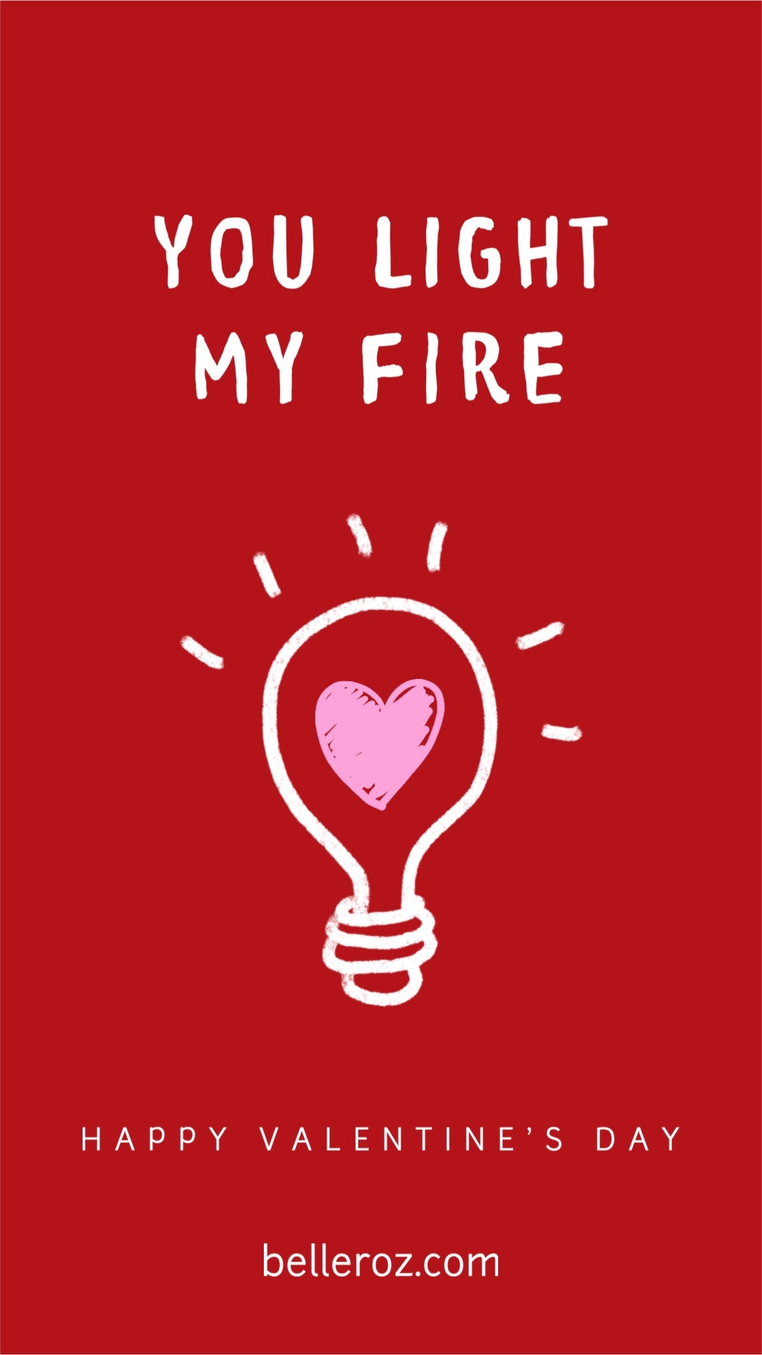 You Light My Fire Valentine E-Gift Card