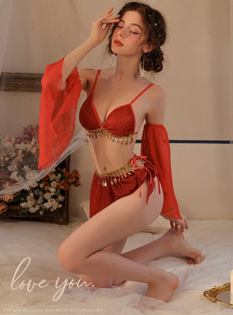 Antique Cosplay Costumes Lingerie Sexy Anime Outfit Set
