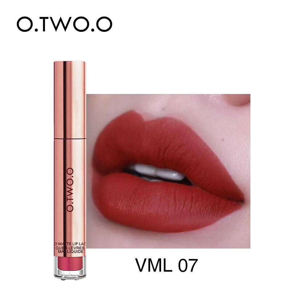 12 colors Cosmetics Makeup Lip Gloss, Long Lasting Waterproof Easy to Wear Matte Lipstick - Belleroz