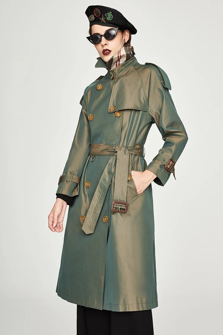 Waterproof Cotton Long Double-breasted The Westminster Heritage Trench Coat