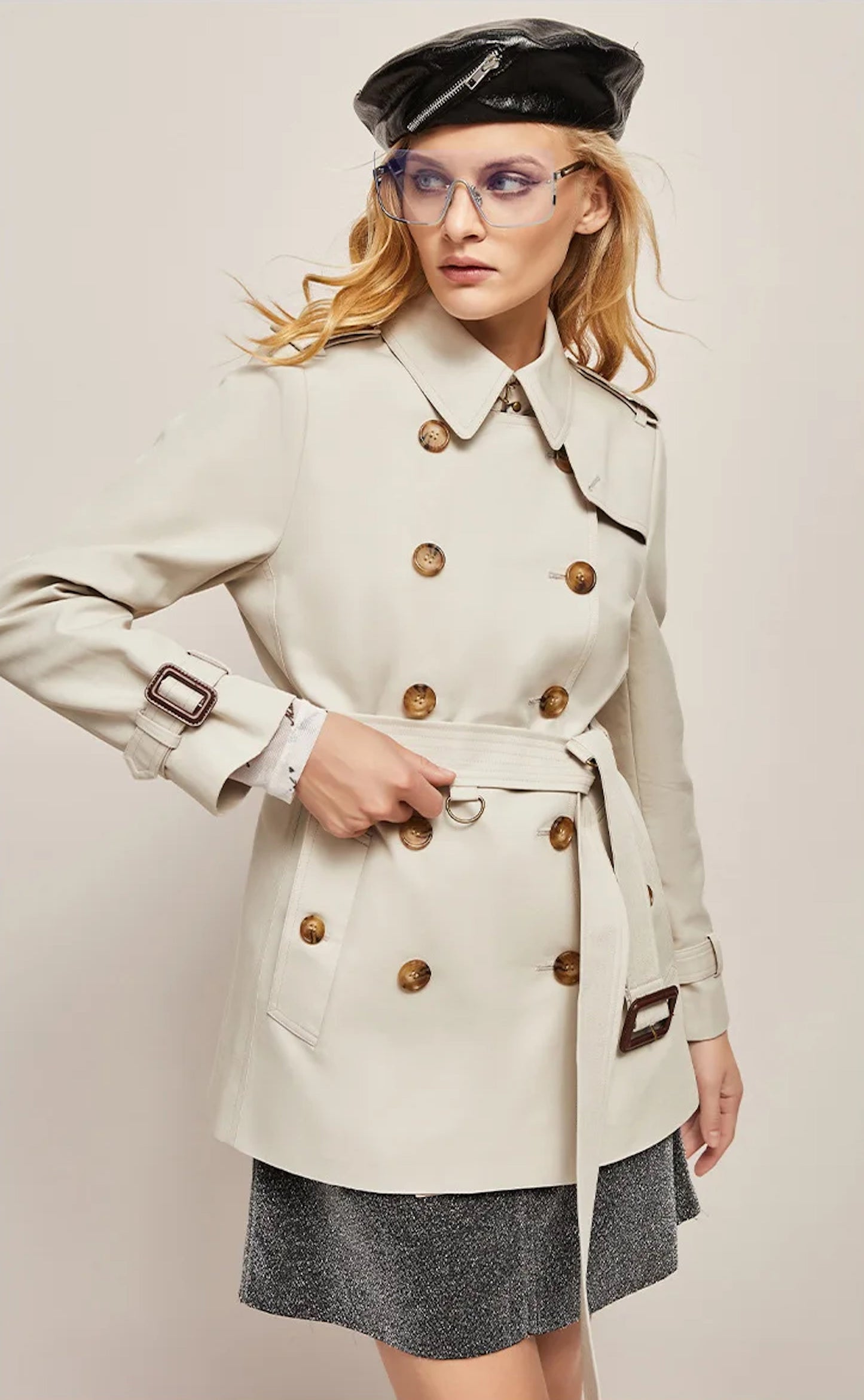 Classic Trench Coat Short-medium-long Double Breasted Outerwear