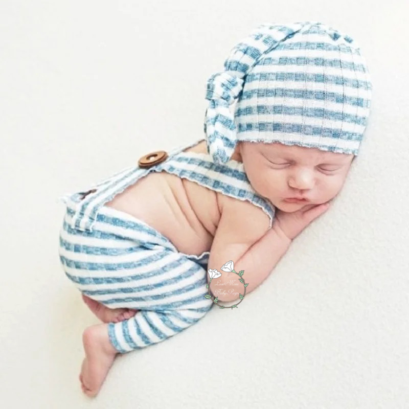 Photography Props Baby Rompers Set, Newborn Bodysuit 0 To 3 Months Outfit