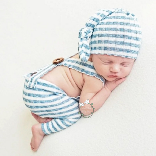Photography Props Baby Rompers Set, Newborn Bodysuit 0 To 3 Months Outfit