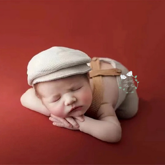 Newborn Boy Overall, Baby Boy Photo Prop Outfit, Newborn Overall Photography Props Costume For Shooting, Newborn Outfit Photo Session, Reborn Romper Photo Prop