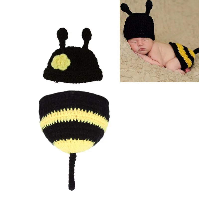 26 Styles Handmade Baby Photo Shoot Outfit Cute Animal Crochet, Handmade Knit Costume Accessories Newborn Photography Props