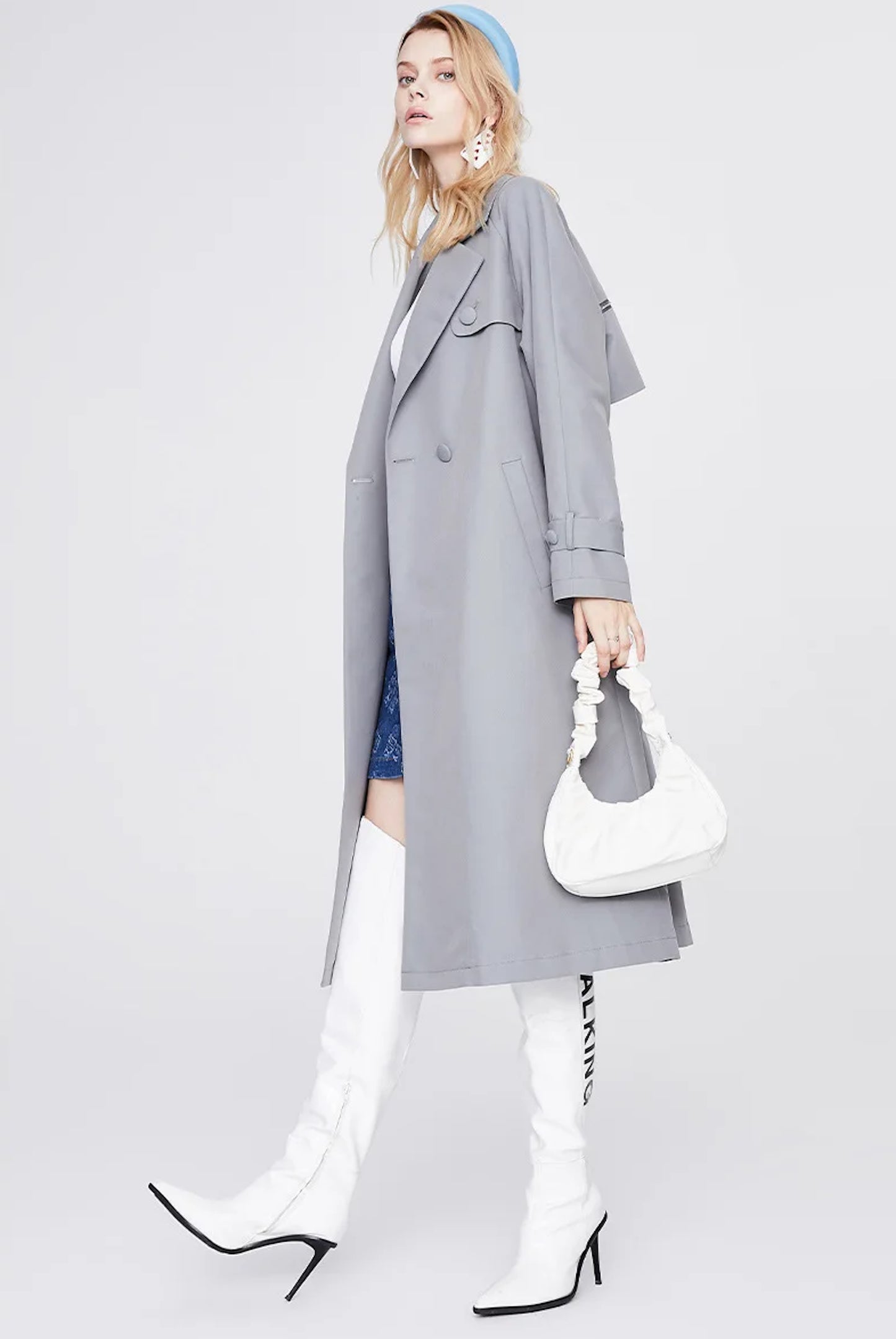 Windbreaker Trench Jacket, British Style Casual Spring And Winter Trench Coat