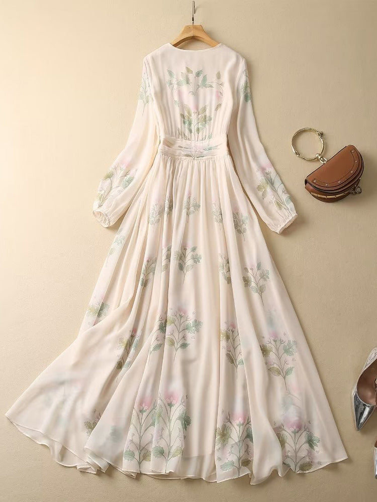 Bohemian Chiffon Maxi Dress