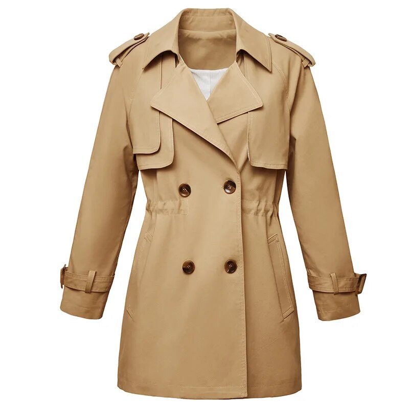 Windbreaker Double Breasted Trench Coat